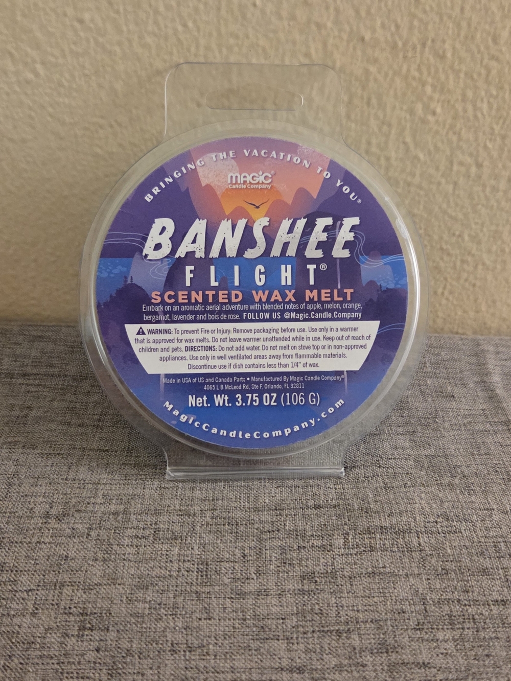Magic Candle Company "Banshee Flight" Scented Wax Melt